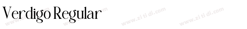 Verdigo Regular字体转换